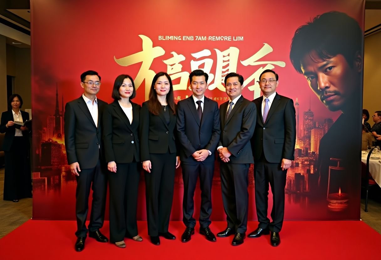 暗黑吃瓜官网入口电影首映礼现场，主创团队亮相